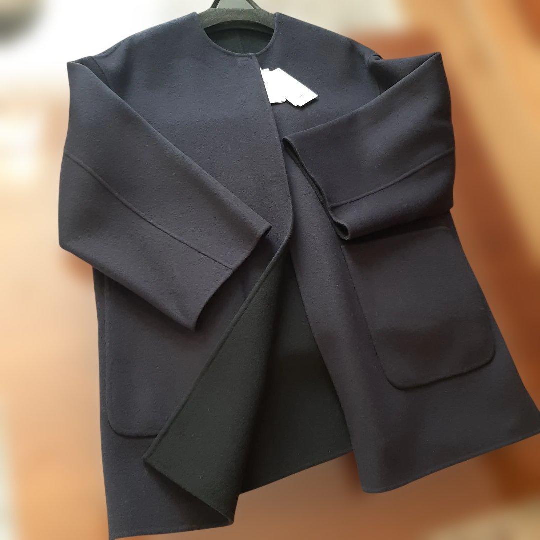 タグ付新品 united arrows バイカラーリバーミドルコー試着のみ36