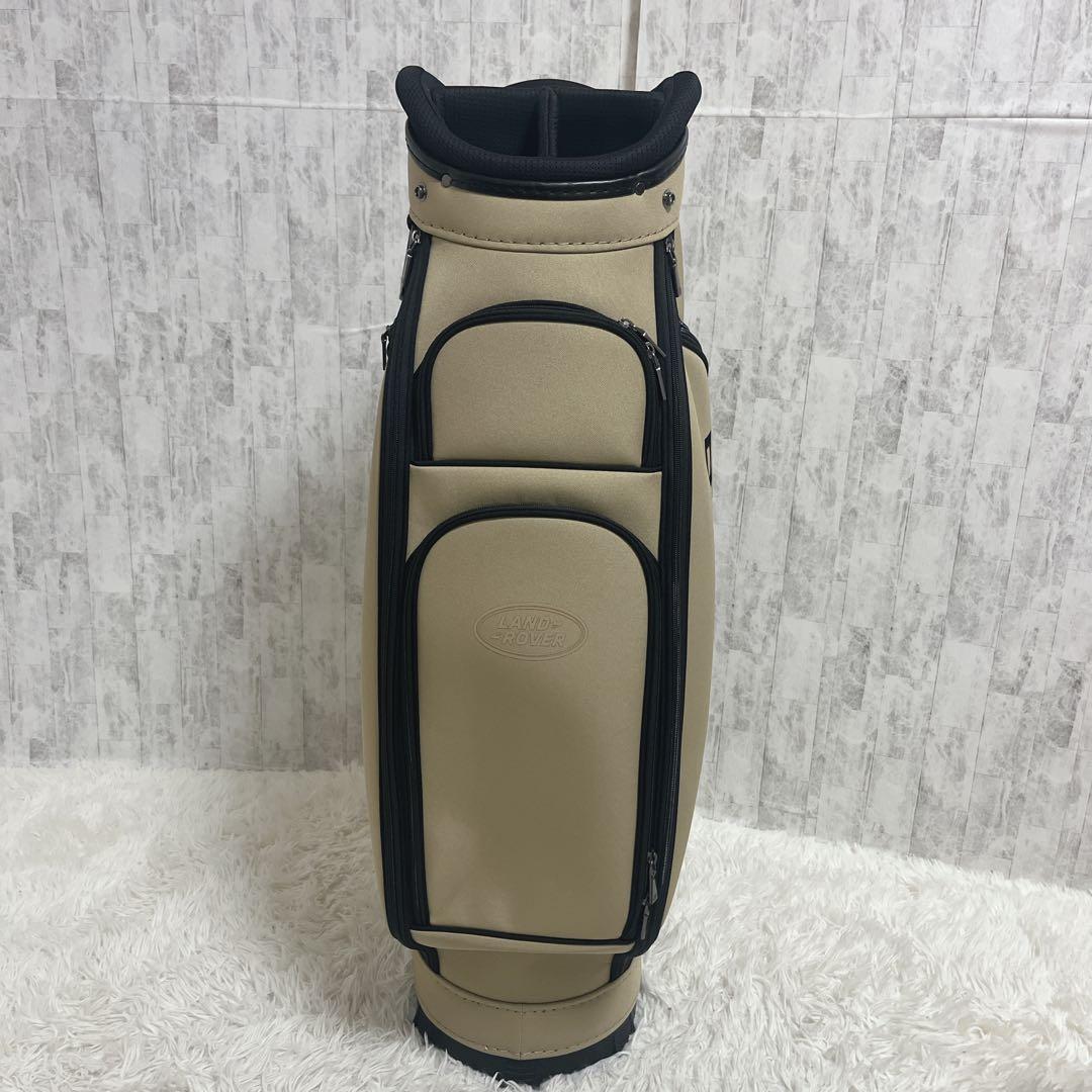 未使用保管品 ランドローバー DEFENDERキャディバッグ（ベージュ)