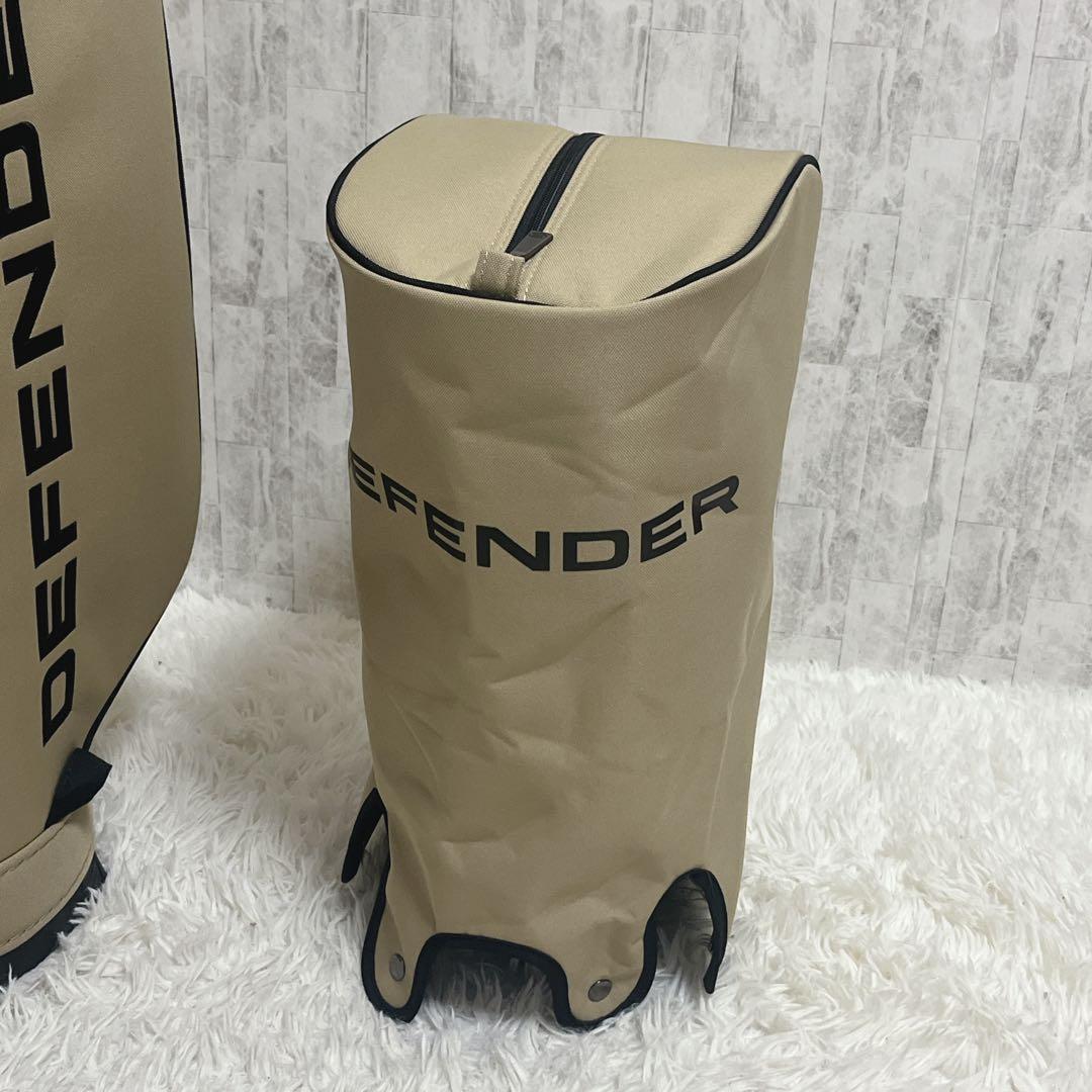未使用保管品 ランドローバー DEFENDERキャディバッグ（ベージュ)