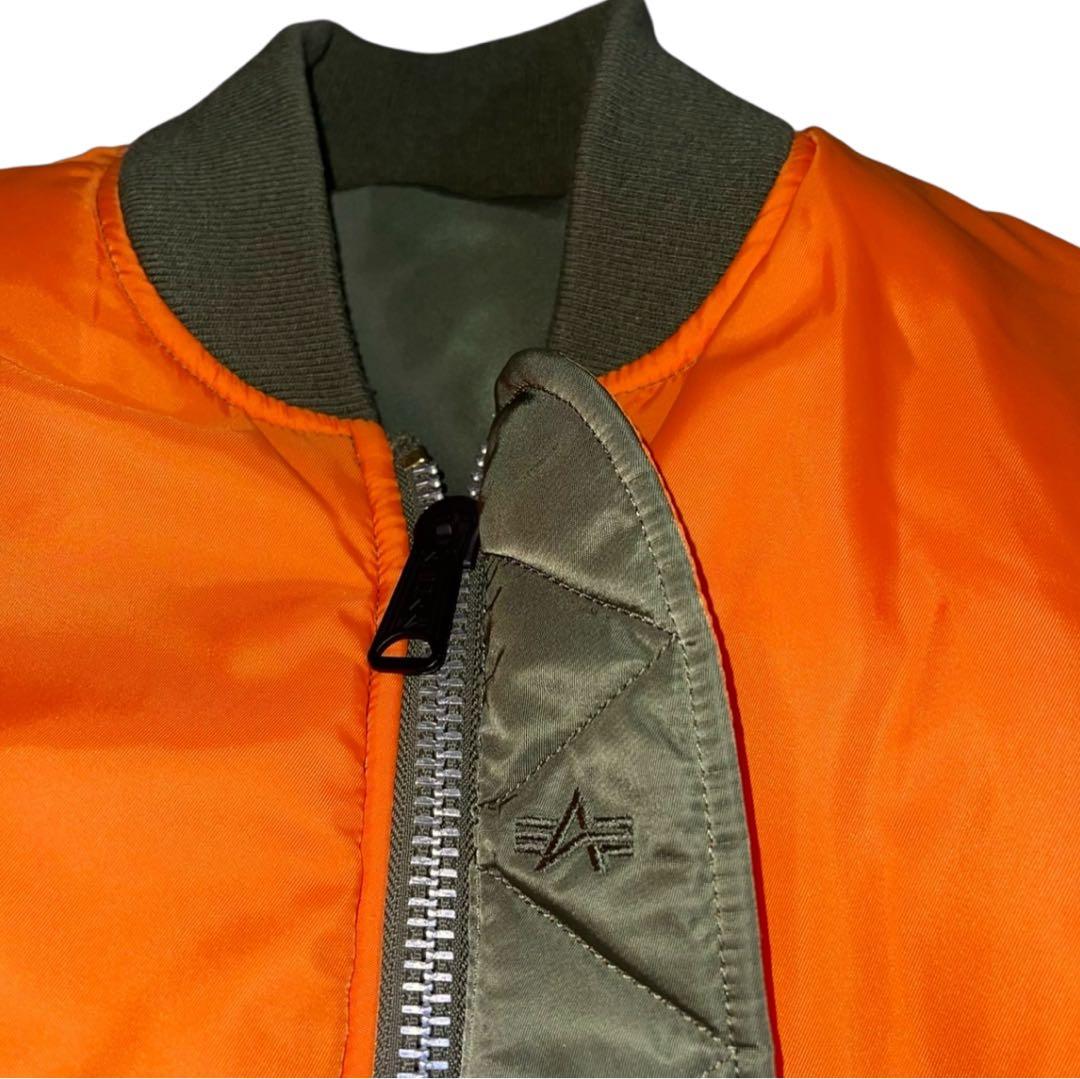 [美品] ALPHA MA-1タイプ ミリタリー フライトジャケット
