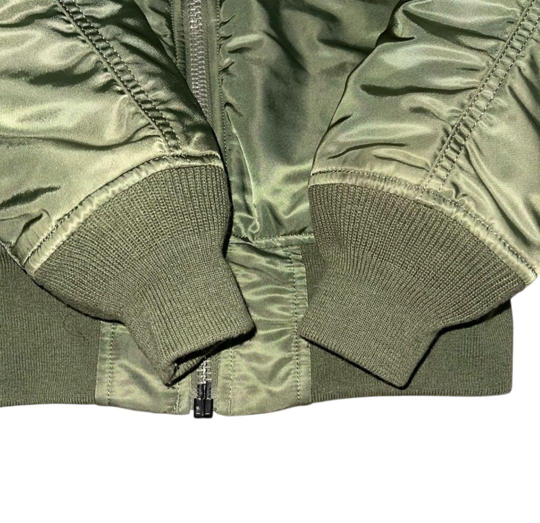 [美品] ALPHA MA-1タイプ ミリタリー フライトジャケット
