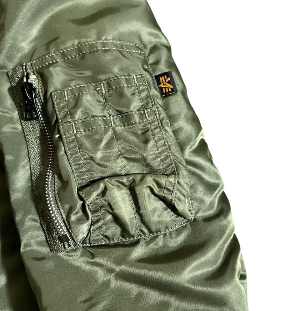 [美品] ALPHA MA-1タイプ ミリタリー フライトジャケット