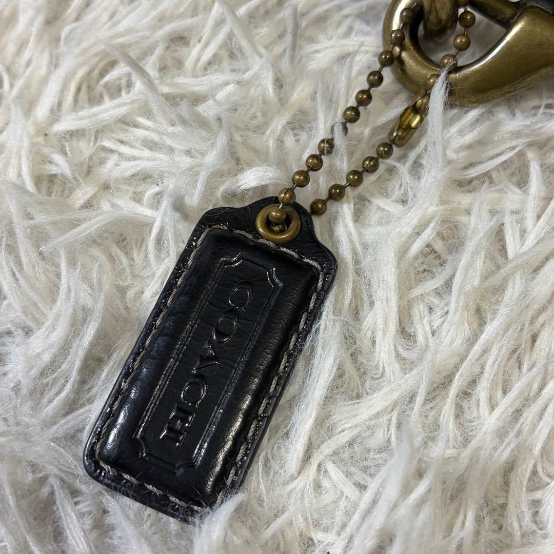 【美品】コーチ　レガシー　ワンショルダーバッグ　シグネチャー　ターンロック　黒