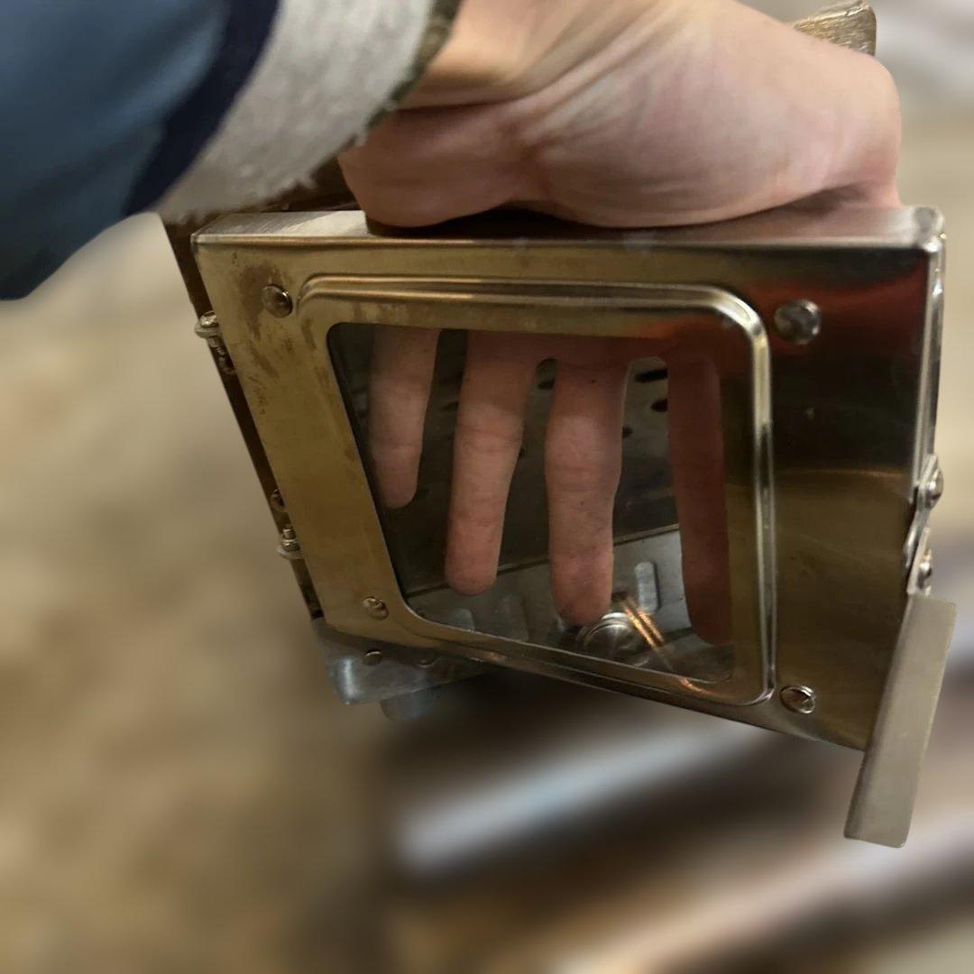 薪ストーブ コンパクト ステンレス製　付属品多数