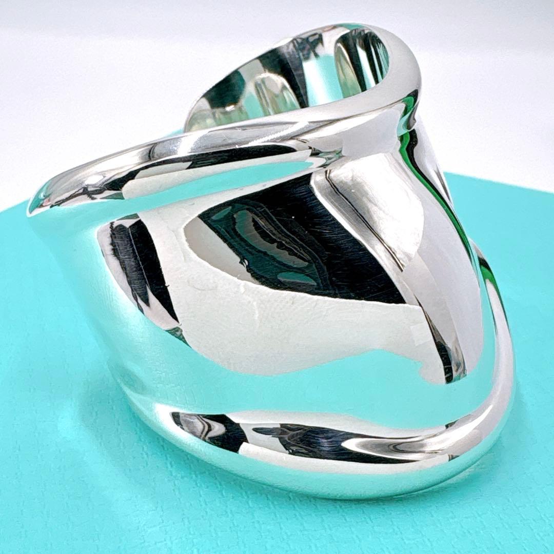 極美品 ティファニー ボーンカフ スモール 右手用 バングル シルバー925