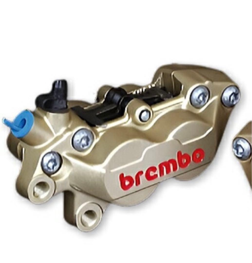 【新品訳あり格安】brembo /ブレンボ　新ロゴ　4POT 左用40mmピッチ
