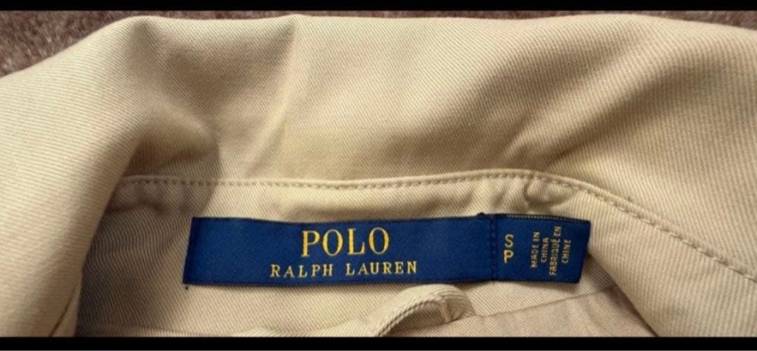 ポロラルフローレン　ベージュ　トレンチコート