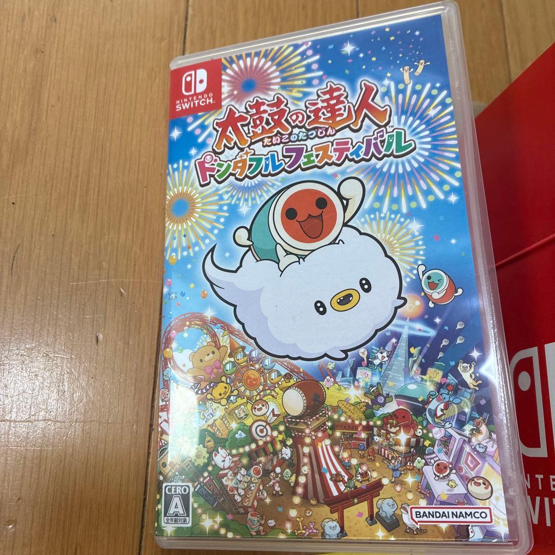 太鼓の達人　ドンダフルフェスティバルソフト＆専用コントローラー太鼓とバチ