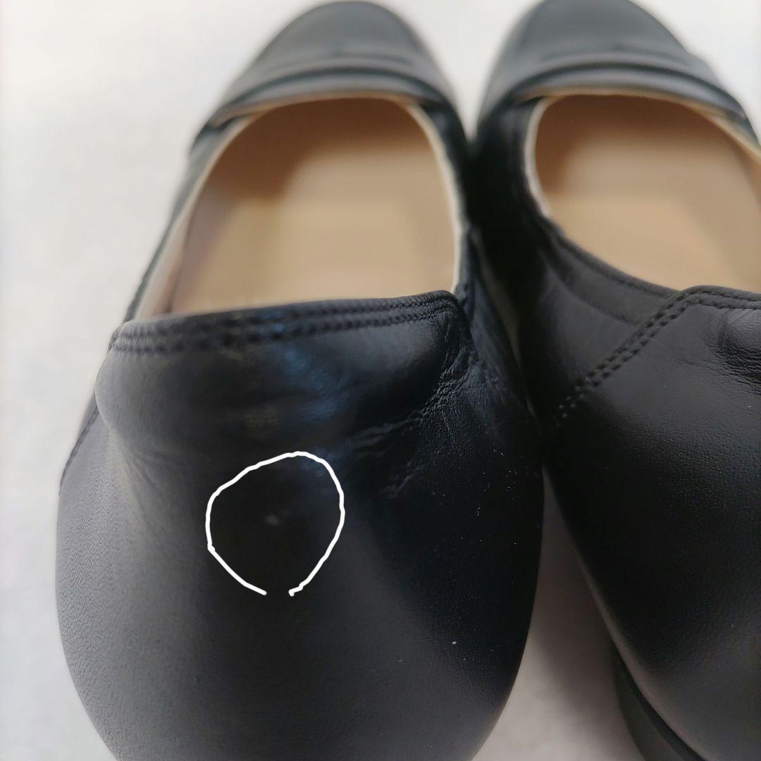 ASICS pedala ペダラ レザー ローファー 黒 フラットシューズ