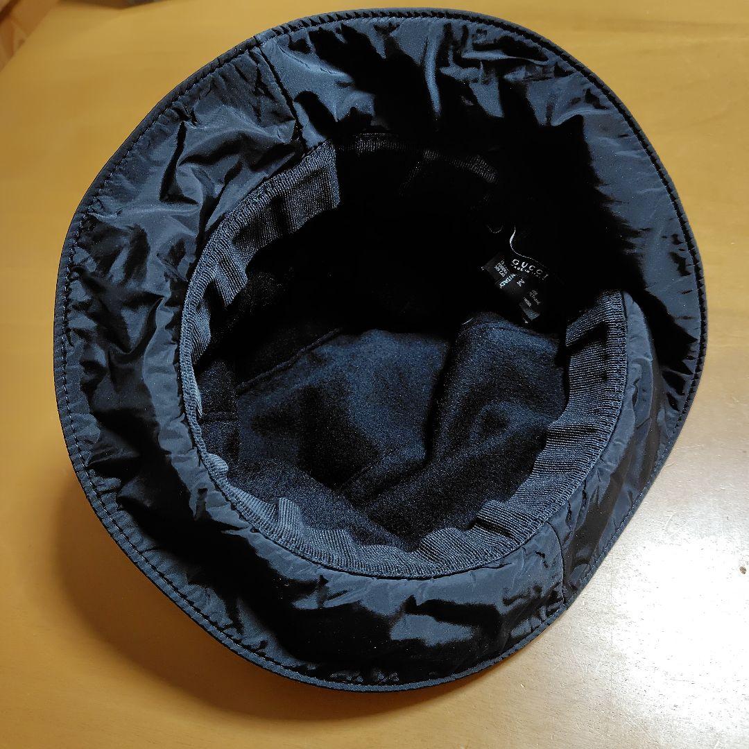 GUCCI ブラック バケットハット M