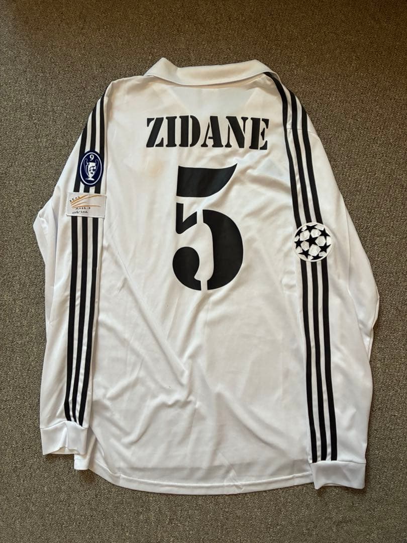 ジダン　レアルマドリード　ユニフォーム　5番　Zidane