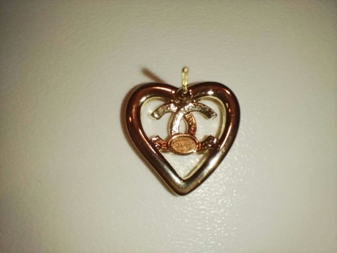 【極美品】CHANEL シャネル / ハート CC ロゴ ピアス　ココマーク