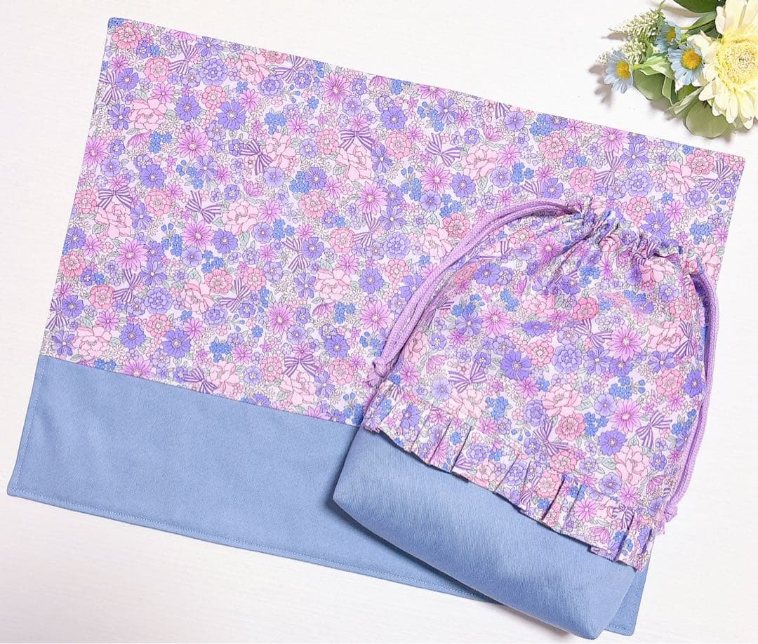 レッスンバッグʚ♥ɞ体操服袋　コップ袋　給食袋ランチマットハンドメイド入園入学