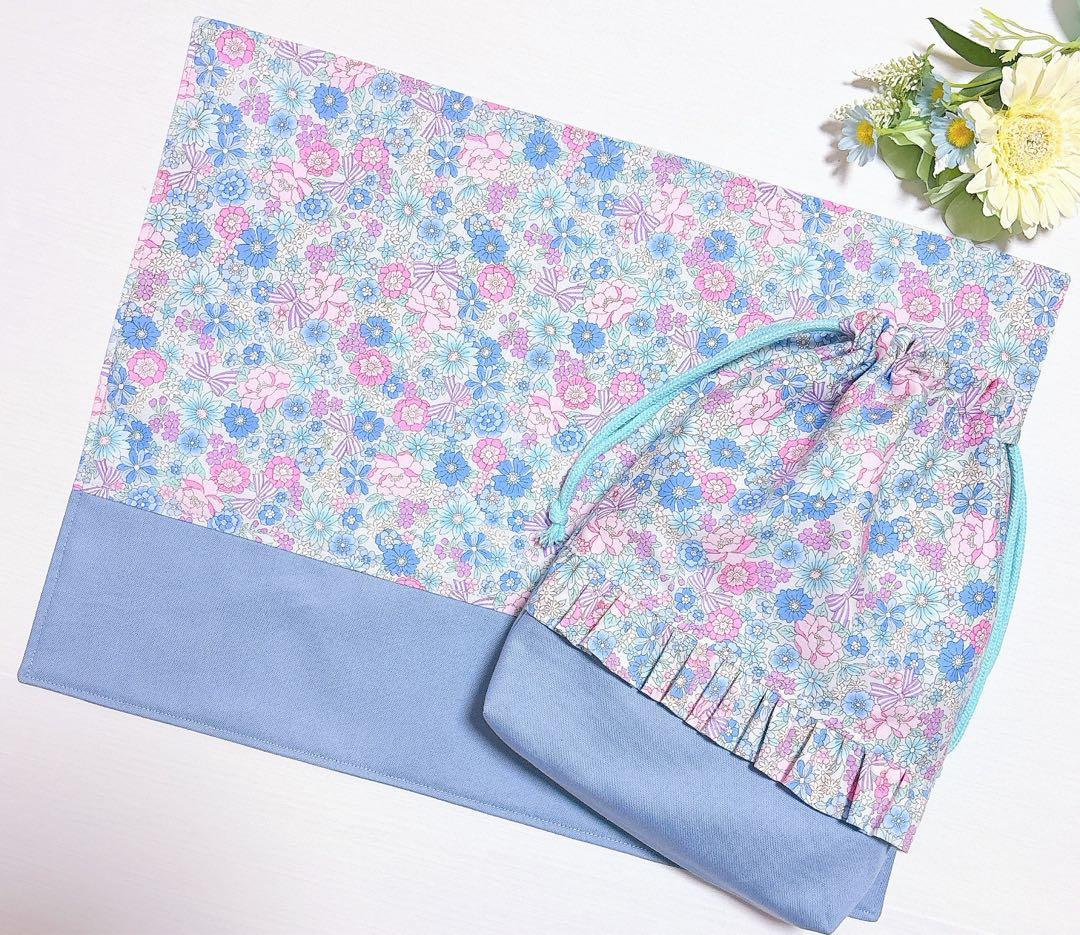 レッスンバッグʚ♥ɞ体操服袋　コップ袋　給食袋ランチマットハンドメイド入園入学