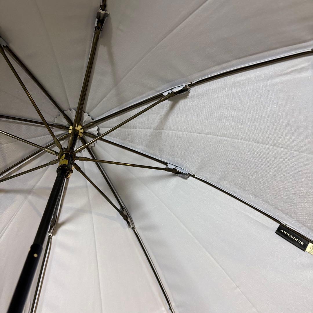 バーバリー　ノバチェック　ブルー　日傘　雨傘　兼用　長傘　Burberry