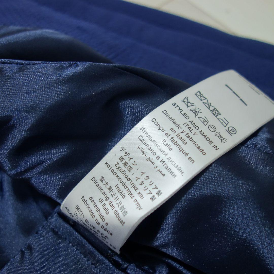 未使用級 エリザベッタフランキ ノーカラージャケット チェーン サイズXL