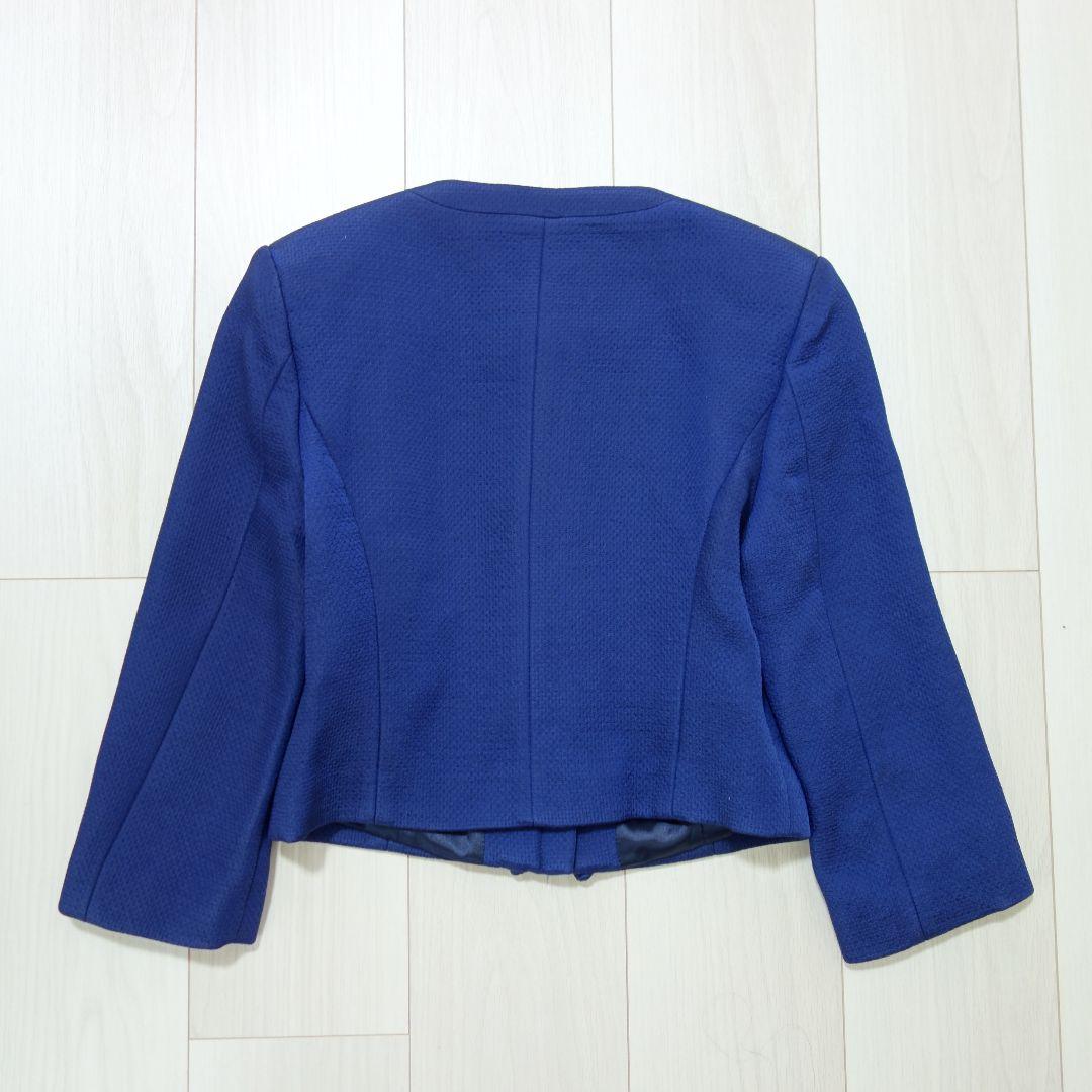 未使用級 エリザベッタフランキ ノーカラージャケット チェーン サイズXL