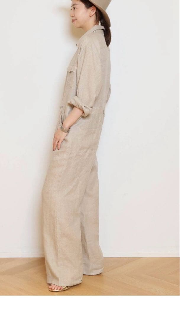 【Col Pierrot/コルピエロ】ALBINI LINEN オールインワン