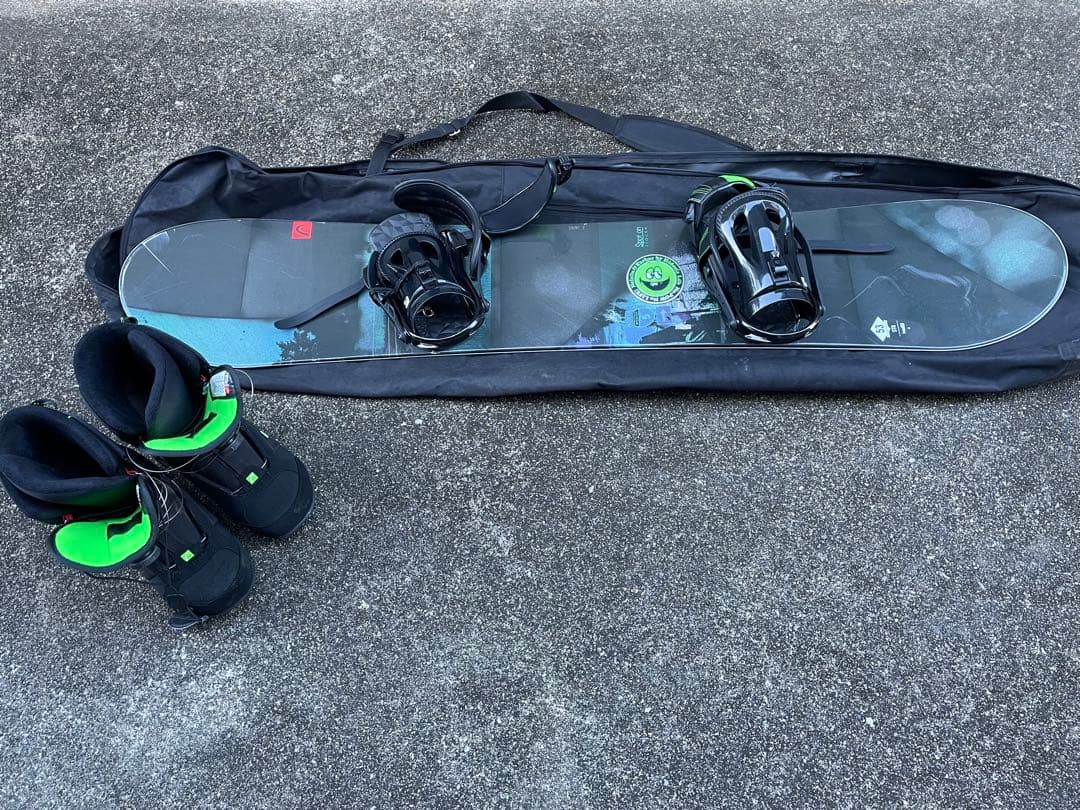【マリョウシュン】【head】スノーボード 板 150cm 3点セット