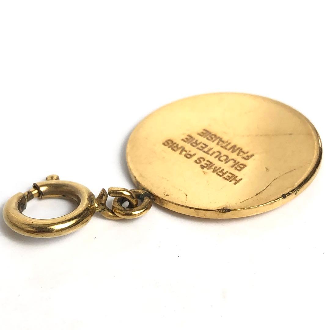 HERMES エルメス セリエ ペンダントトップ ゴールドカラー チャーム