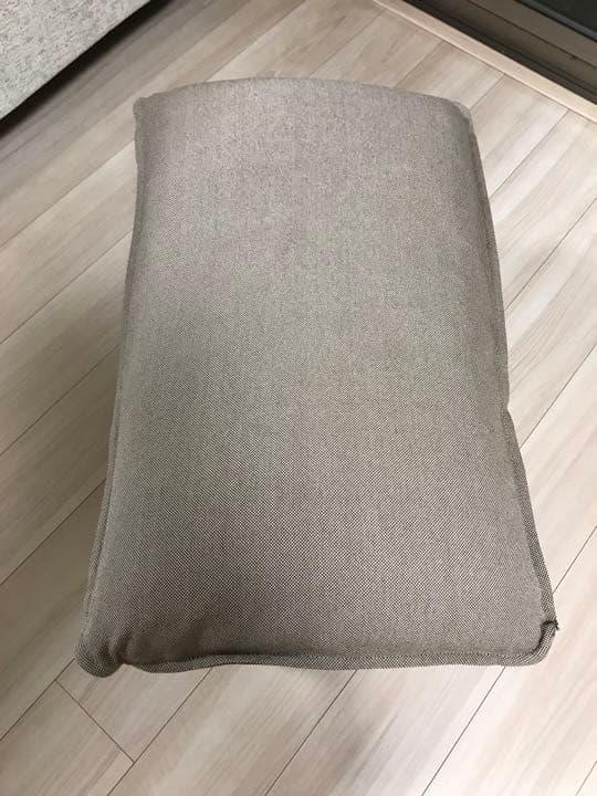 【ゆずぽん】無印良品 ハイバックリクライニングソファ オットマン