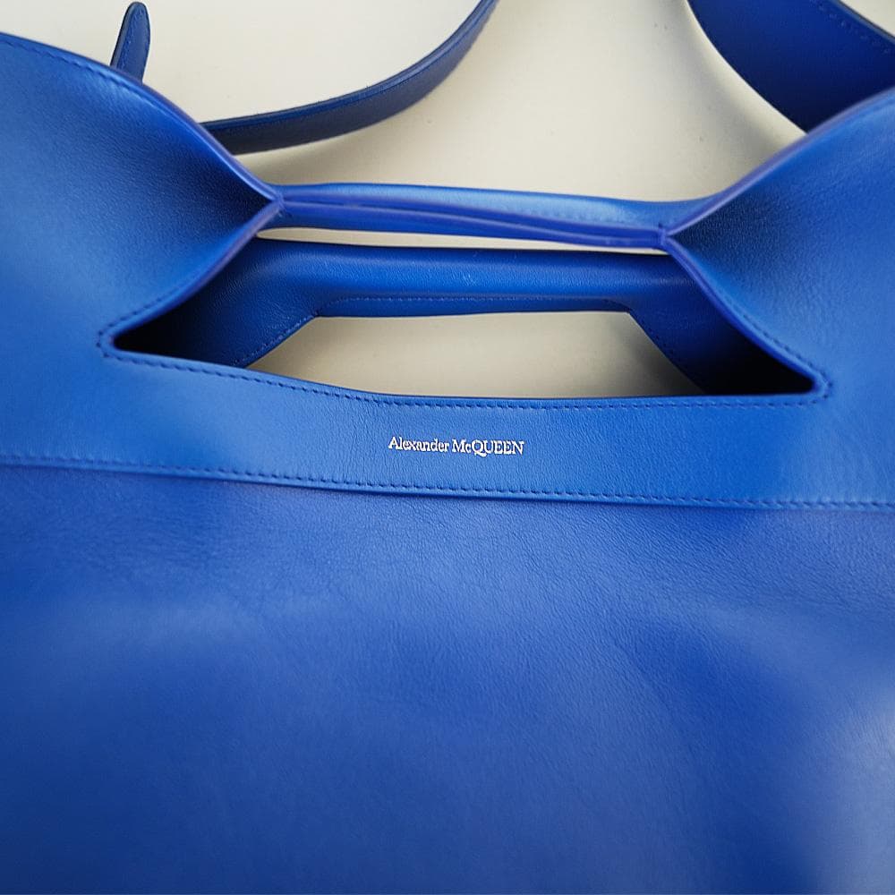 ALEXANDER McQUEEN The Bow 2WAY BAG ブルー