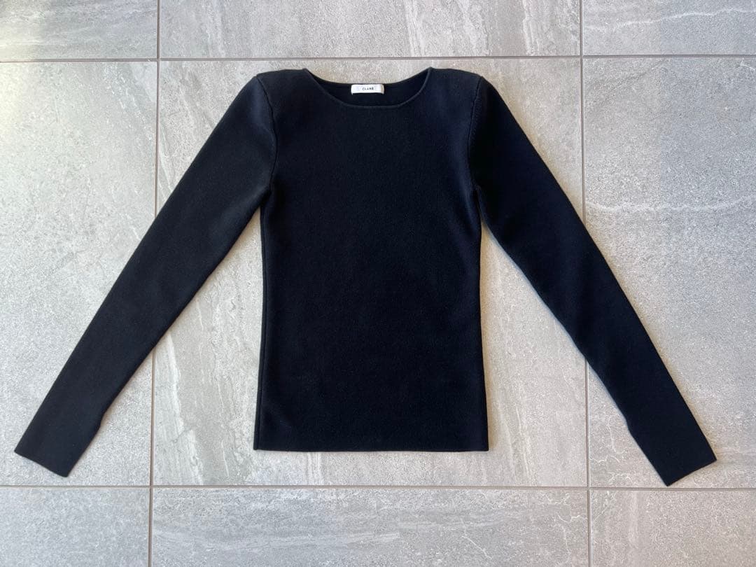 トップス CLANE SHOULDER PADS KNIT TOPS 1