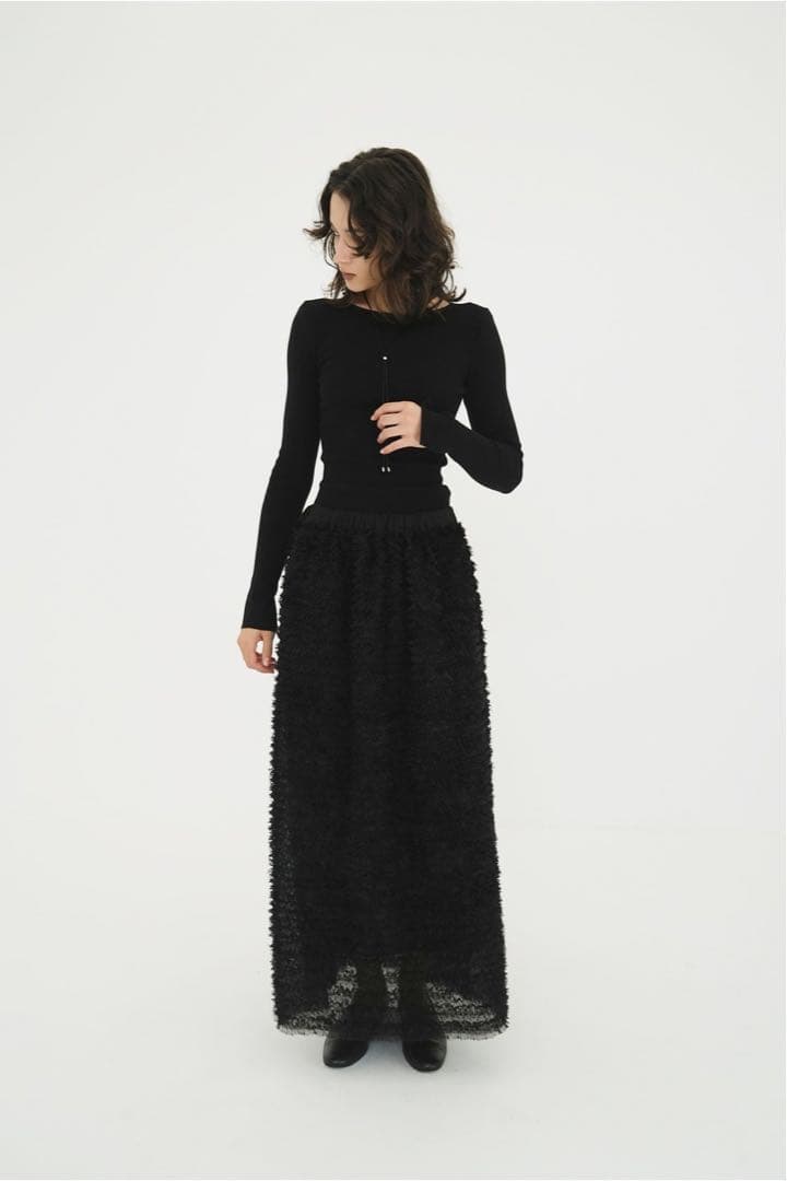 トップス CLANE SHOULDER PADS KNIT TOPS 1