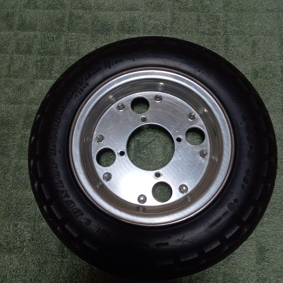 倉敷送料込みモンキー4Ｌ純正タイプ。8インチ。 アルミ＆タイヤ、セット。
