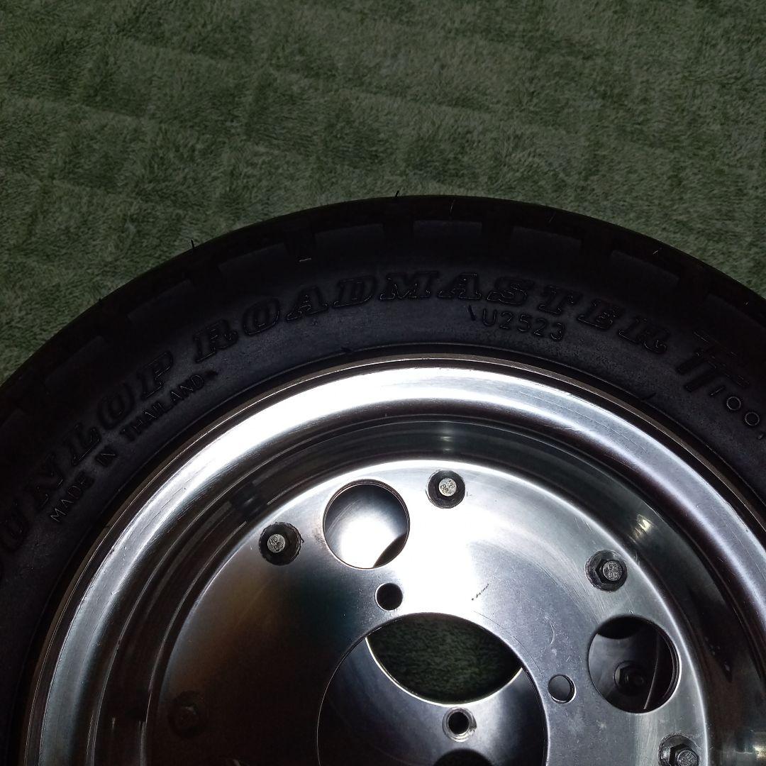 倉敷送料込みモンキー4Ｌ純正タイプ。8インチ。 アルミ＆タイヤ、セット。