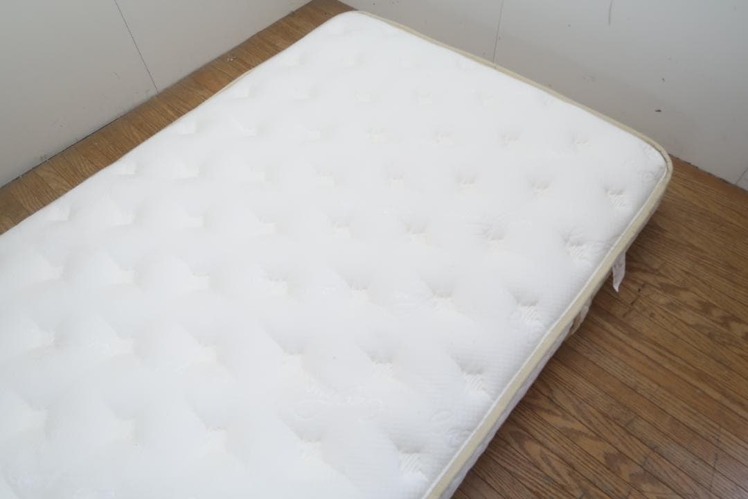 展示/日本ベッド/シルキーパフ/高級モダン/セミダブルマットレス