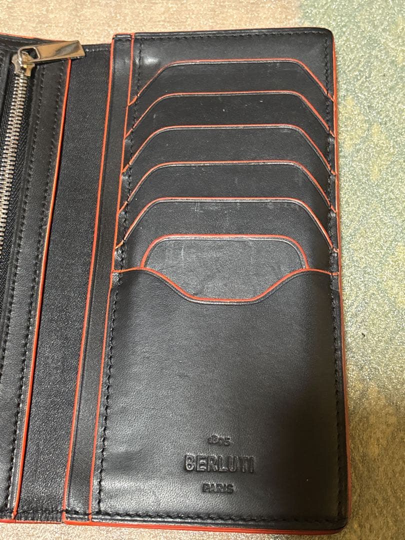 BERLUTI 二つ折り財布 ブラウン