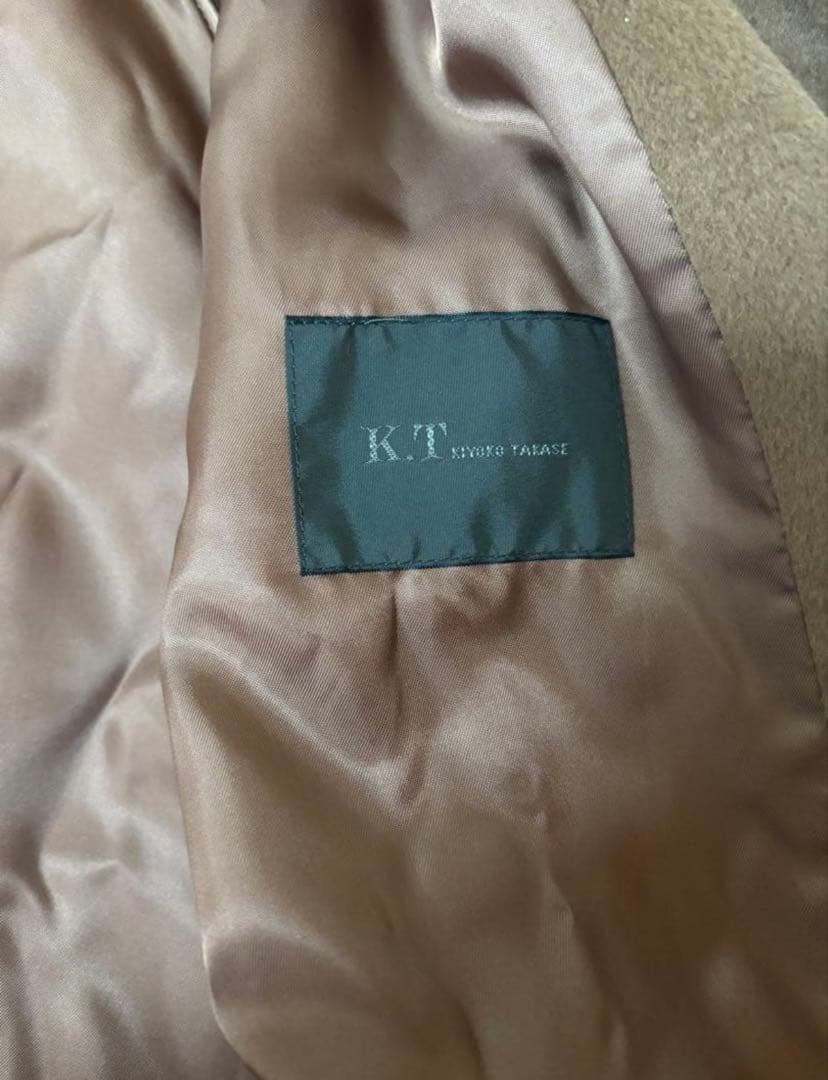 美品✨K.T KIYOKO TAKASE アンゴラショートコート　９号