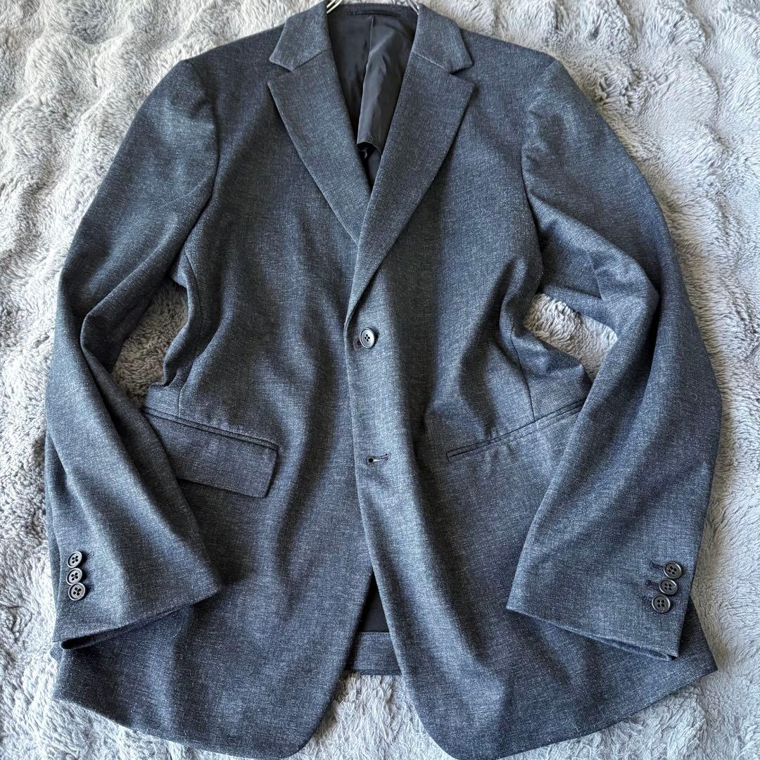 極美品 Theory ダークグレー テーラードジャケット 2B 42 現行タグ