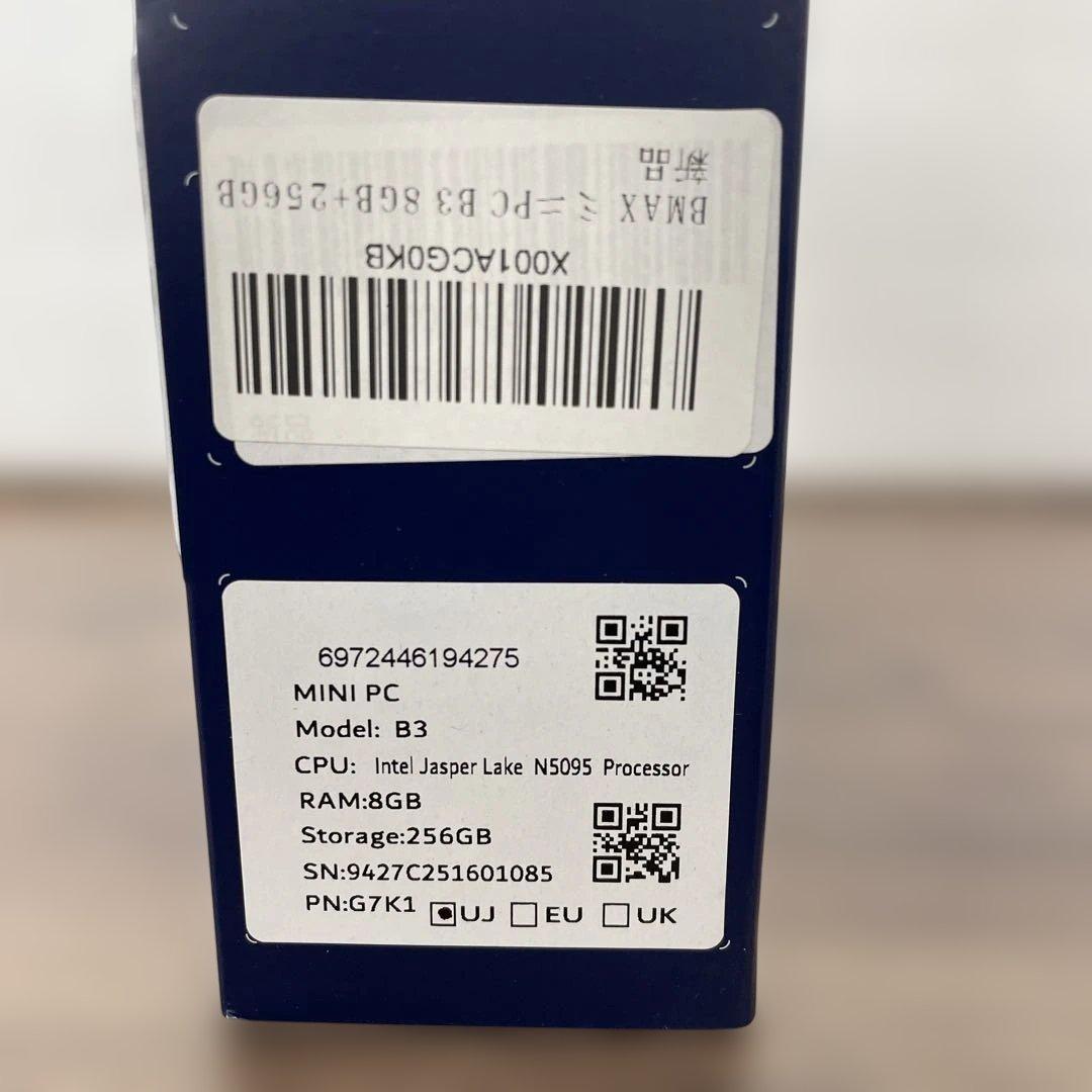 12115 Bmax ミニpc B3 8GB+256GB