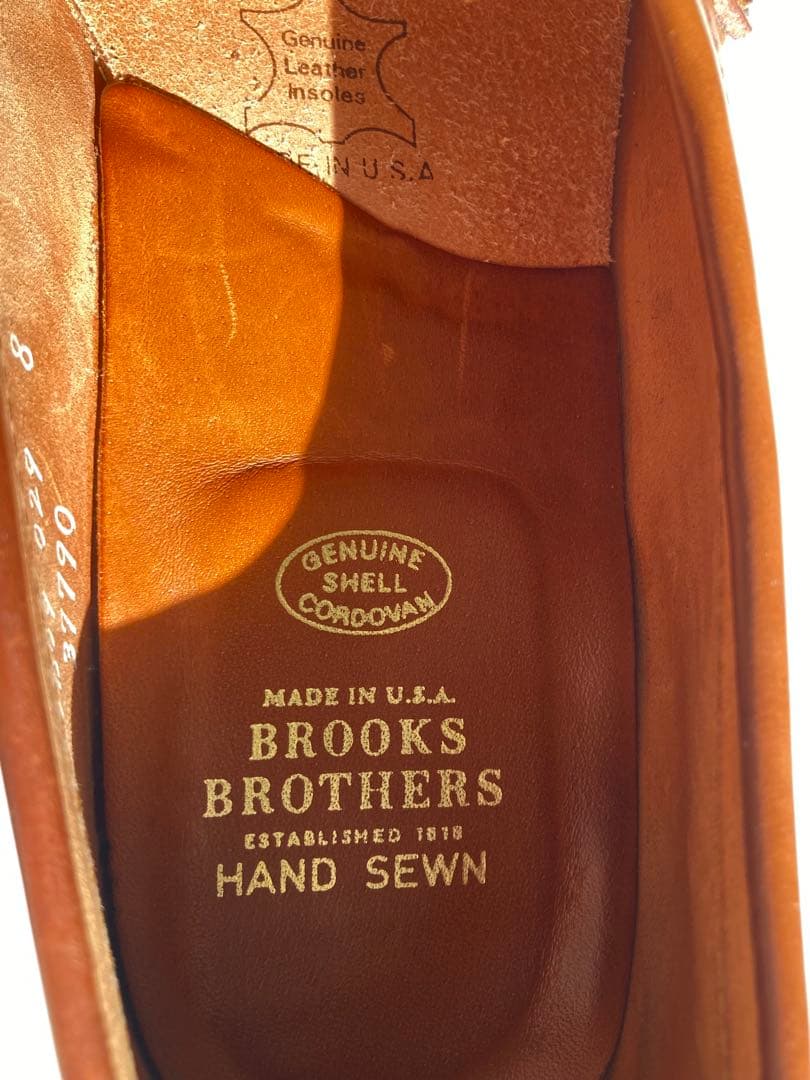 ALDEN×BROOKSBROTHERS ウイスキー コードバン　26.5