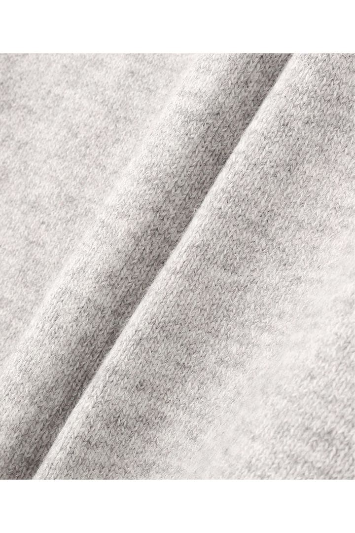 ルフィル　ウールミドルゲージロングジレ　グレー