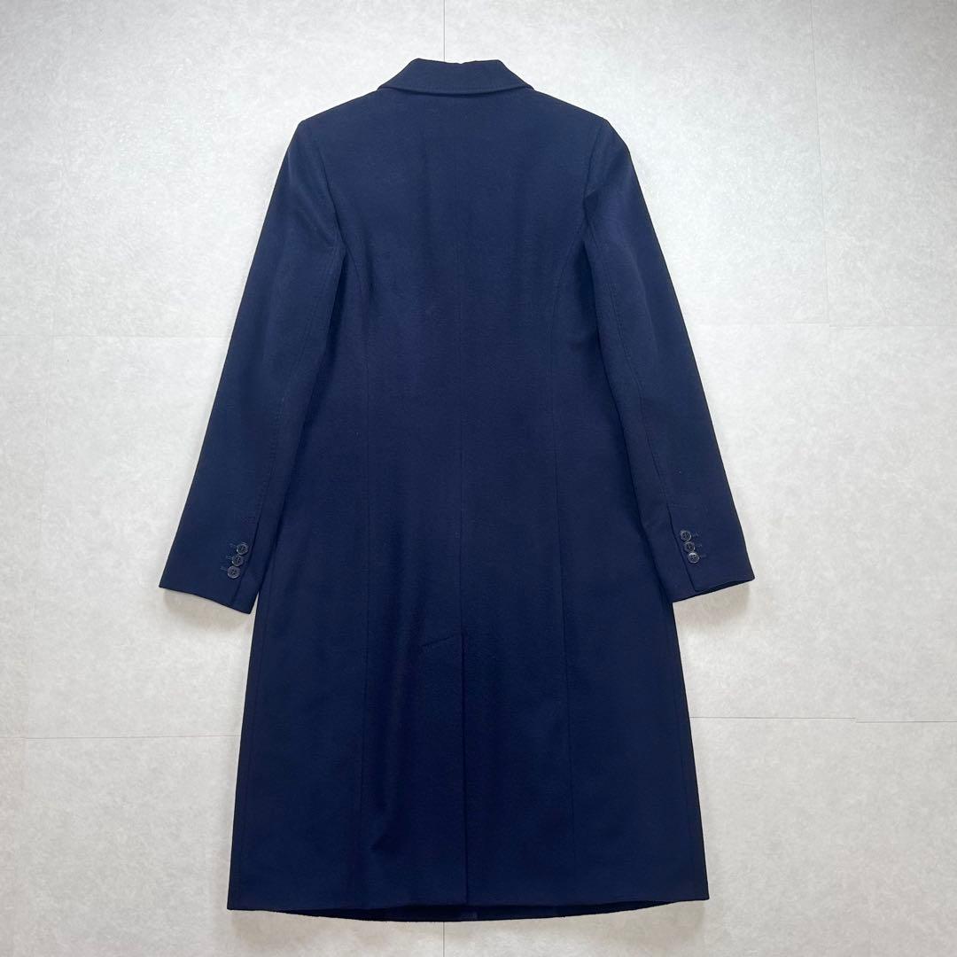 【美品】GOBI モンゴリアンカシミヤチェスターコート ネイビー S