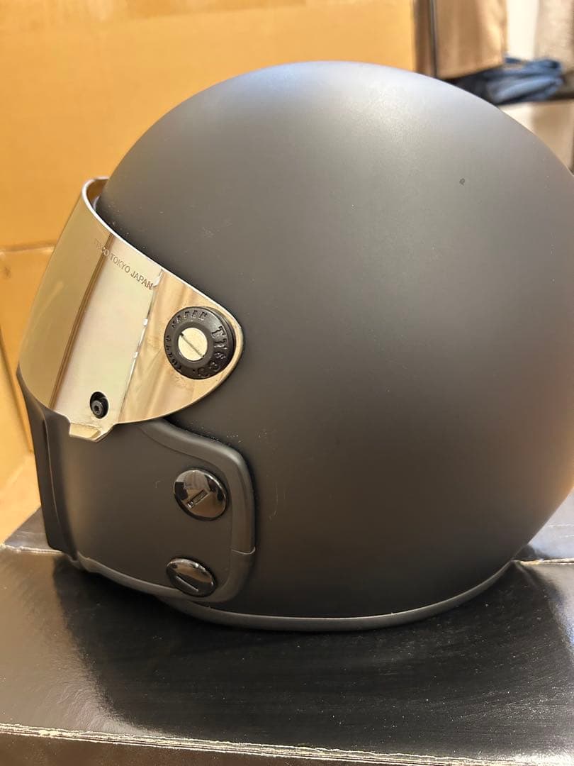 【廃盤•レア•美品】TT&CO. マッドマッスク　マットブラック ミラーシールド