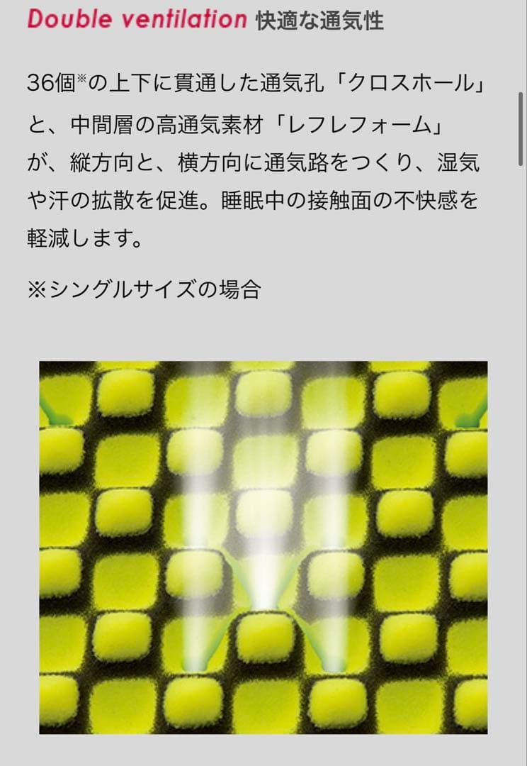 西川AiR 01 SEシングル ウレタンマットレス ピンク