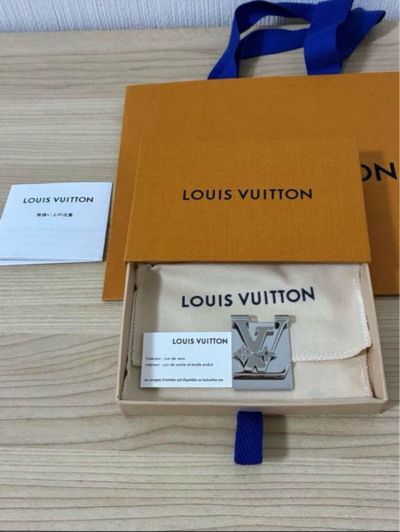 希少 美品 ルイヴィトン マネークリップ モノグラム ロウ LV メンズ 正規品