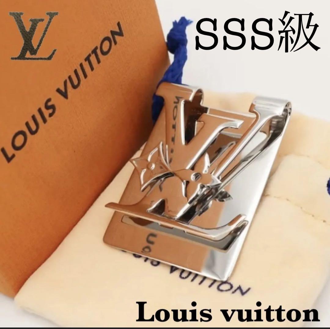 希少 美品 ルイヴィトン マネークリップ モノグラム ロウ LV メンズ 正規品