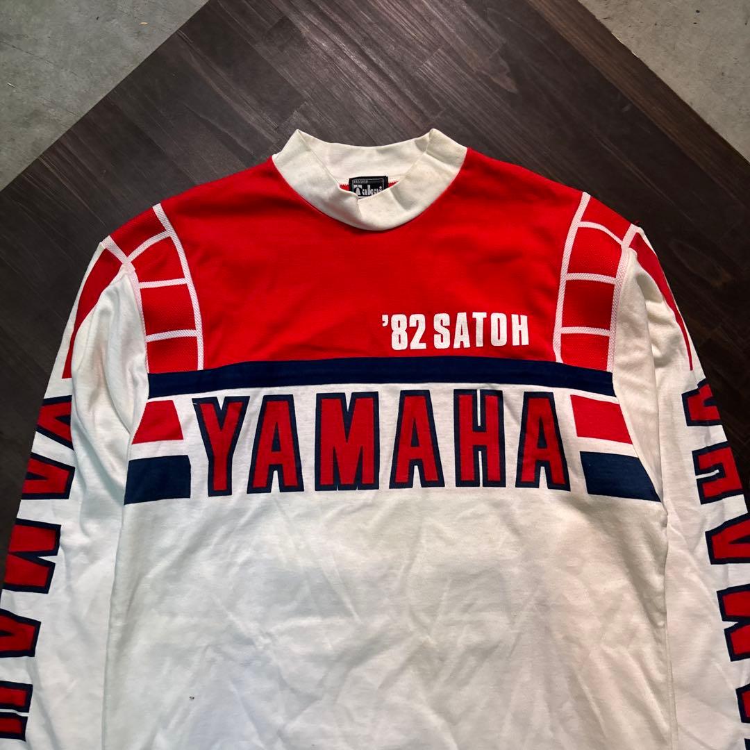 ★7BS2 YAMAHA オフロードジャージ　モトクロス　SATOH 年代物古着