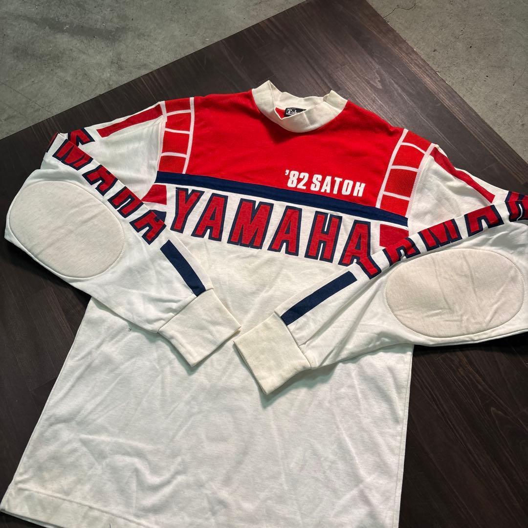 ★7BS2 YAMAHA オフロードジャージ　モトクロス　SATOH 年代物古着