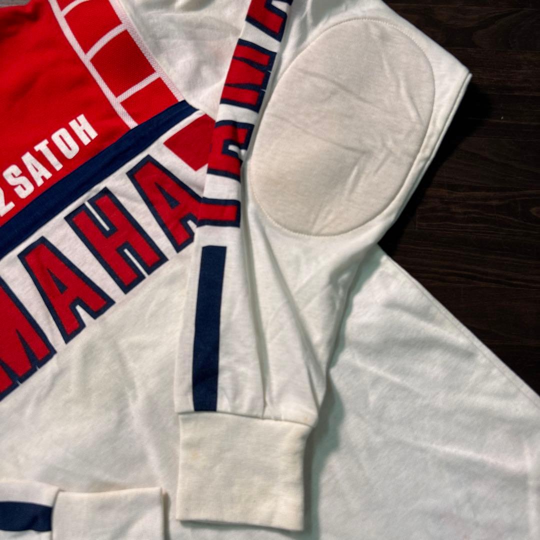 ★7BS2 YAMAHA オフロードジャージ　モトクロス　SATOH 年代物古着