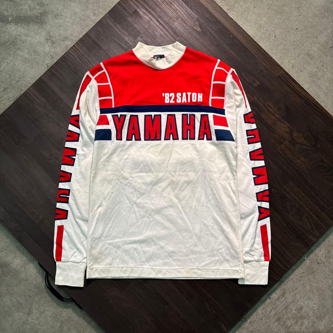 ★7BS2 YAMAHA オフロードジャージ　モトクロス　SATOH 年代物古着
