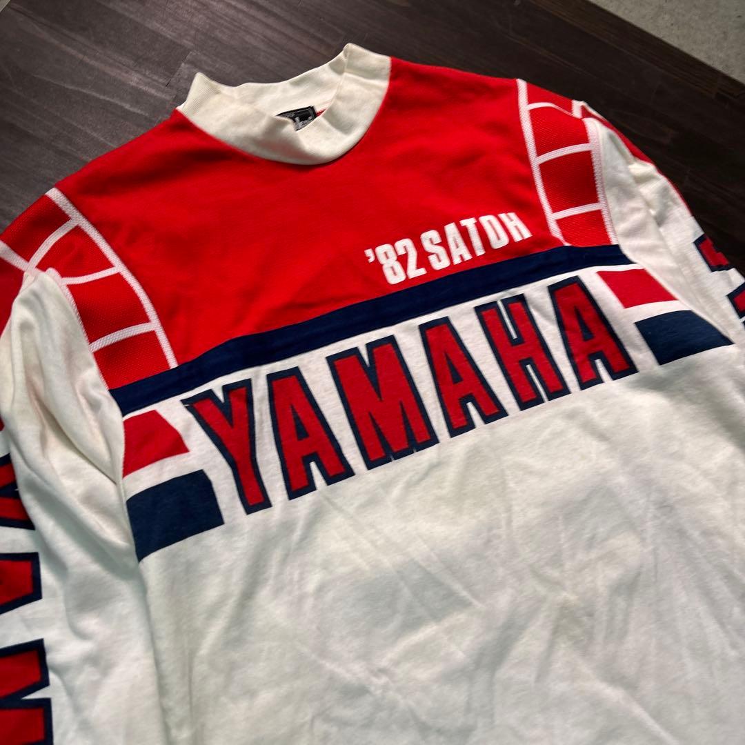 ★7BS2 YAMAHA オフロードジャージ　モトクロス　SATOH 年代物古着