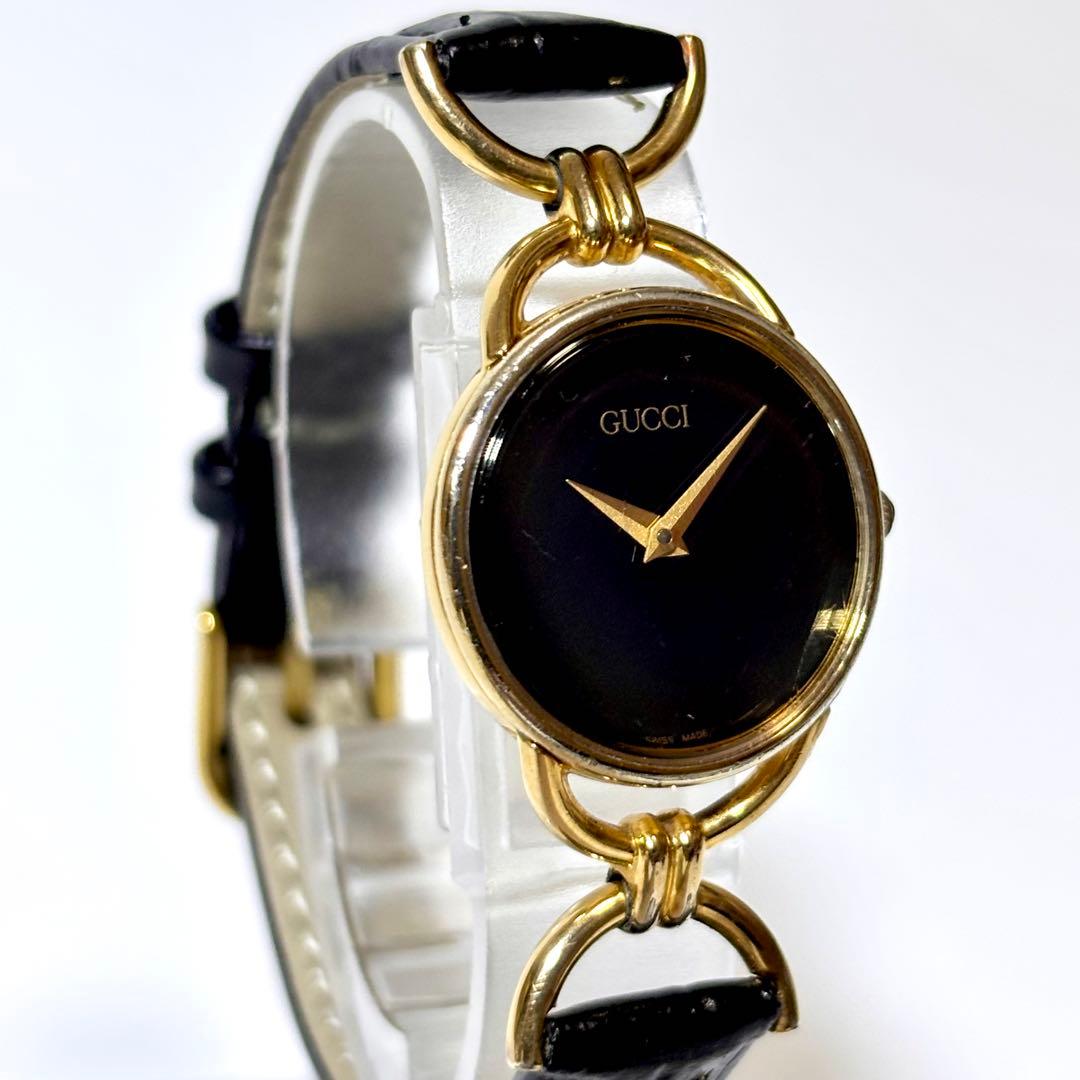 新品電池交換済 GUCCI レディース腕時計 6000.2.L ブレスウォッチ.