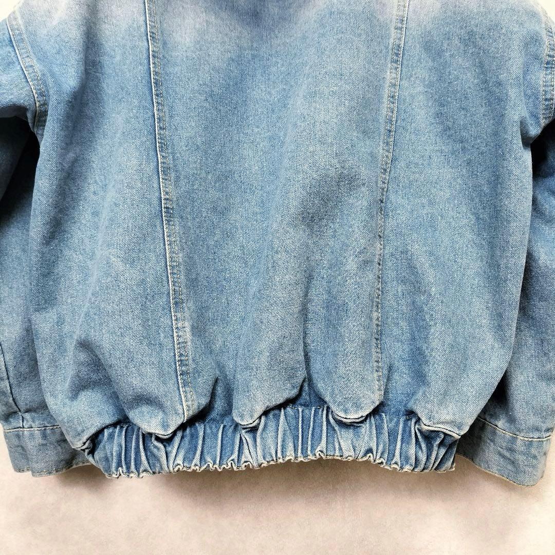 ミカーレミカーレ 4way ボア ファー デニムジャケット オーバーサイズ