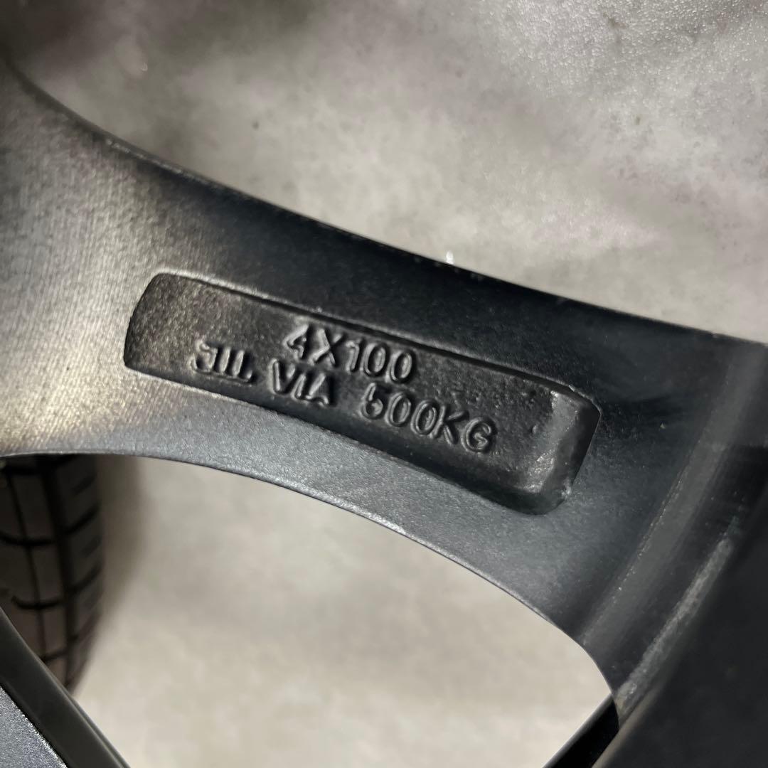 BROOK アルミホイール14インチ　4本　タイヤ付き155/65R14